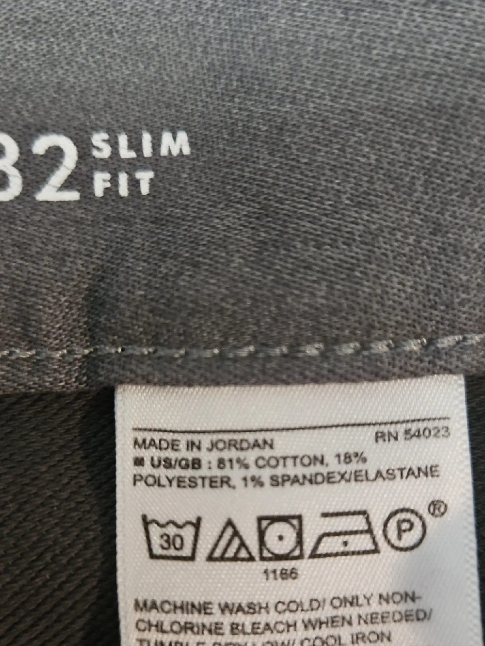 Banana Republic Slim Traveler Pants Men 36 Heathered Grey